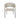 Haley Metal Vegan Leather Armchair - Set of 2 in Stone Gray, front view