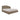 Hannah King Storage Bed in Brown, angle view
