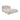 Hannah King Storage Bed in Cream, angle view