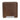 Hawthorne Nightstand in Dark Brown Burl, back view
