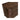 Hawthorne Nightstand in Dark Brown Burl, detail