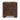 Hawthorne Nightstand in Dark Brown Burl, front view