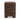 Hawthorne Nightstand in Dark Brown Burl, side view