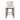 Hazel Wood Upholstered Barstool in White, front view