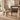 Heather Chenille and Faux Leather Wood Upholstered Armchair, in a room