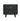 Isabelle 30" Solid Wood Nightstand (2-Drawer) in Black, front view