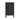 Isabelle 68" Solid Wood Dresser (6-Drawer) in Black, angle view