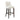 Ivy Chenille Wood Upholstered Barstool in Cream, angle view