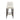Ivy Chenille Wood Upholstered Barstool in Cream, front view