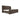 Kay King Storage Bed in Brown, angle view
