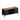Landen 47" Metal Storage Cabinet in Black, angle view