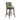 Laurel Chenille Wood Upholstered Barstool in Leaf Green, angle view