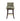 Laurel Chenille Wood Upholstered Barstool in Leaf Green, front view
