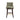 Laurel Chenille Wood Upholstered Barstool in Leaf Green, front view