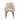 Lena Wood Upholstered Dining Armchair in Latte, front view