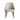 Lena Wood Upholstered Dining Armchair in Light Gray, front view