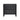 Linda 24" Nightstand (2-Drawer) in Charcoal Gray, front view