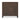 Lisette Nightstand in Brown, back view