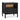 Mabel Nightstand in Black, angle view