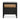Mabel Nightstand in Black, front view