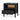 Mabel Nightstand in Black, drawer open