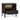 Mabel Nightstand in Black, drawer open