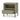 Mabel Nightstand in Green, drawer open