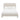 Magnolia Rounded-Corner Upholstered Full Bed in Linen, front view