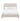 Magnolia Rounded-Corner Upholstered Full Bed in Linen, front view