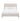 Magnolia Rounded-Corner Upholstered Queen Bed in Linen, front view
