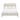 Magnolia Rounded-Corner Upholstered Queen Bed in Linen, front view