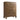 Marlow Oak Chest - Dark, angle view