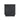 Mila 22" Nightstand (2-Drawer) in Charcoal Gray, angle view