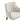 Molly Wood Armchair in Cream, angle view