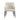 Molly Wood Armchair in Cream, front view