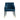 Molly Wood Armchair in Midnight Blue, front view