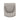 Molly Wood Upholstered Dining Chair in Cream, angle view