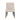 Molly Wood Upholstered Dining Chair in Cream, angle view