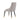 Molly Wood Upholstered Dining Chair in Cream, angle view