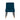 Molly Wood Upholstered Dining Chair in Midnight Blue, front view