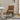 Monica Metal Vegan Leather Accent Chair, in a room