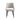 Monica Metal Vegan Leather Accent Chair in Stone Gray, front view