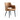 Monica Metal Vegan Leather Armchair, dimensions