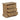 Morgan Nightstand in Natural, drawers open