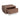 Morocco Small Nightstand in Walnut Brown, drawer open