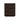 Nadia 20" Nightstand (3-Drawer) in Brown, front view