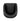 Raya Wood Vegan Leather Accent Chair in Black, front view