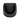 Raya Wood Vegan Leather Accent Chair in Black, angle view