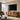 Red Oak Media Console, in a room