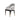 Reese Upholstered Velvet Armchair in Light Gray, angle view